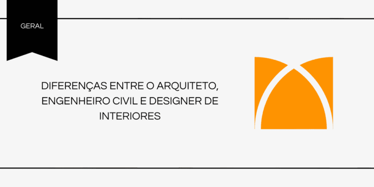 Diferenças entre arquiteto, engenheiro e designer de interiores