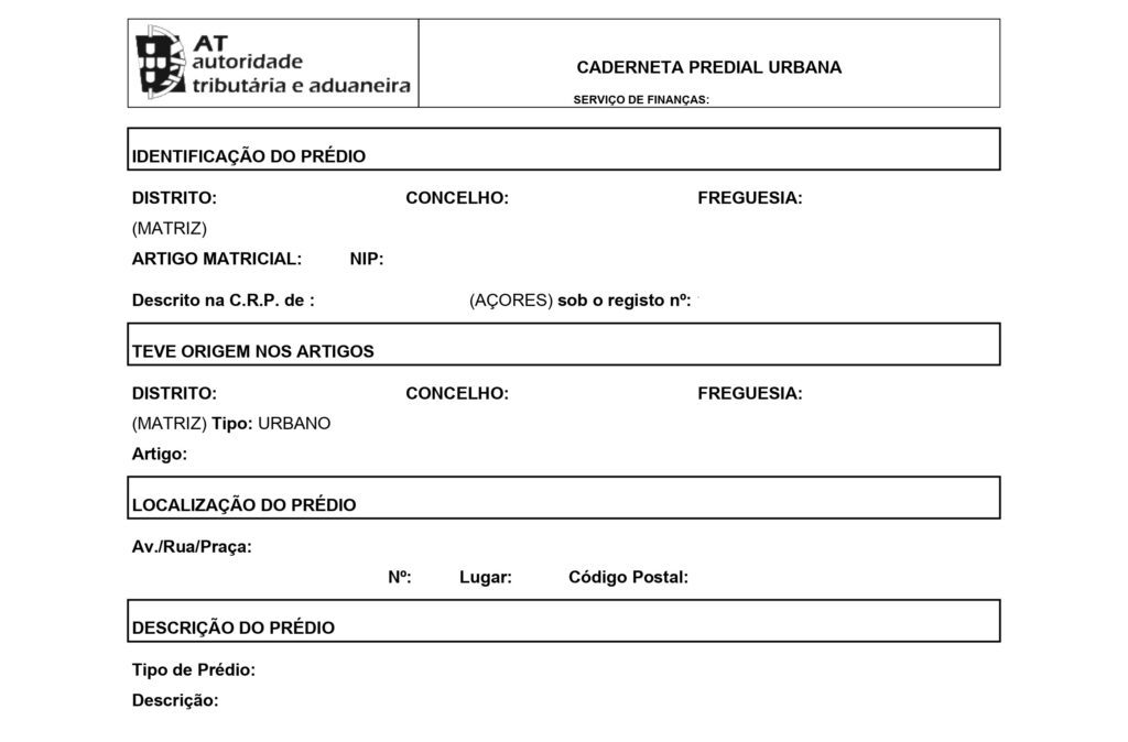 Caderneta Predial
